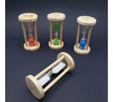 Ahşap 1 Dakika Kum Saati