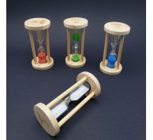 Ahşap 1 Dakika Kum Saati