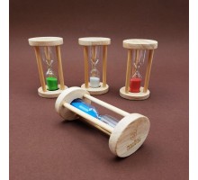 3 Dakikalık Ahşap Kum Saati