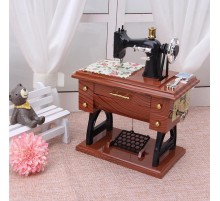 Dikiş Makinesi Görünümlü Müzik Kutusu