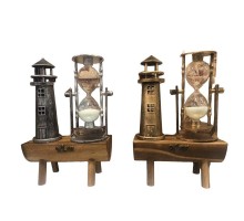 Dekoratif Deniz Feneri Kum Saati