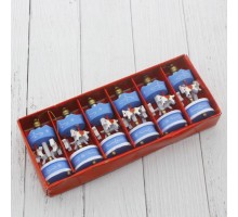 Mavi Mini Atlı Karınca 6 Lı