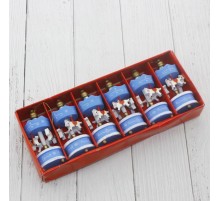 Mavi Mini Atlı Karınca 6 Lı