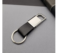 Siyah Gümüş Metal Anahtarlık