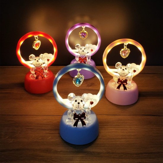 toptan-xml-dropshipping-Işıklı I Love You Ayıcık 1 Adet