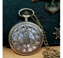 Antika Vintage Köstekli Saat Gökyüzü Roma Rakamı