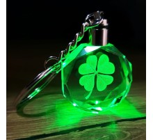 Yonca Tasarımlı Renk Değiştiren Anahtarlık