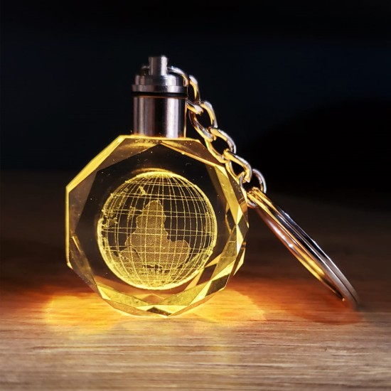 toptan-xml-dropshipping-Kristal Dünya Tasarımlı Renk Değiştiren Anahtarlık