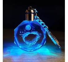 Yunus Balığı Tasarımlı Renk Değiştiren Işıklı Anahtarlık