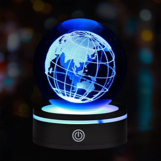 toptan-xml-dropshipping-Dünya Tasarımlı Usb li Dönen Cam Küre