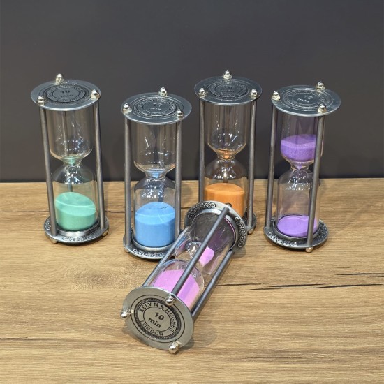 toptan-xml-dropshipping-Metal 10 Dakikalık Kum Saati