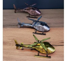 Dekoratif Metal Helikopter