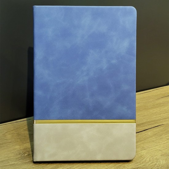 toptan-xml-dropshipping-Deri Hatıra Defteri Mavi