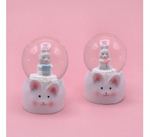 Mini Boy Tavşan Tasarımlı Kar Küresi