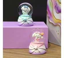 Işıklı Mini Kar Küresi Tavşan 1 Adet