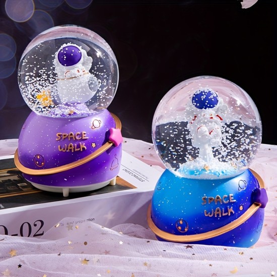 toptan-xml-dropshipping-Orta Boy Astronot Tasarımlı Kar Küresi 1 Adet