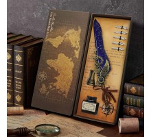 Tüylü Özel Tasarım Divit Hokka Kalem Seti