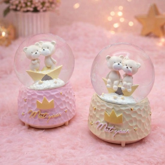 toptan-xml-dropshipping-Sevimli Ayıcık Büyük Kar Küresi