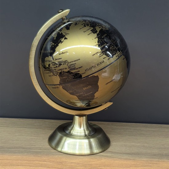 toptan-xml-dropshipping-Metal Ayaklı Dekoratif Masaüstü Dünya Küresi