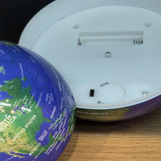 toptan-xml-dropshipping-Pilli Işıklı Dönen Dünya Küresi