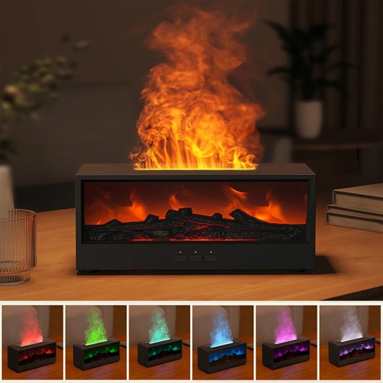 toptan-xml-dropshipping-Şömine Görünümlü Alev Efektli Hava Nemlendirici