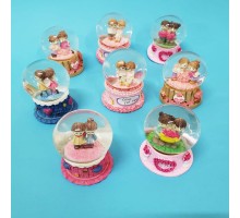 Dekoratif Mini Boy Sevgililer Kar Küresi