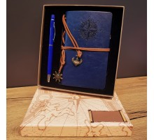 Pusula Defter Ve Tükenmez Kalem Set