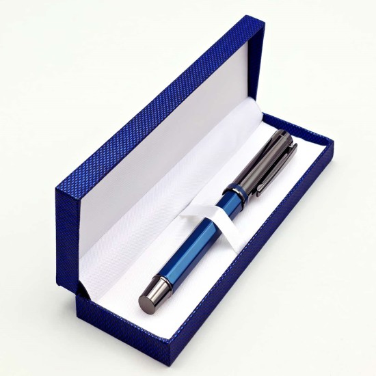 toptan-xml-dropshipping-Öğretmene Hediye Kutulu Kalem Mavi