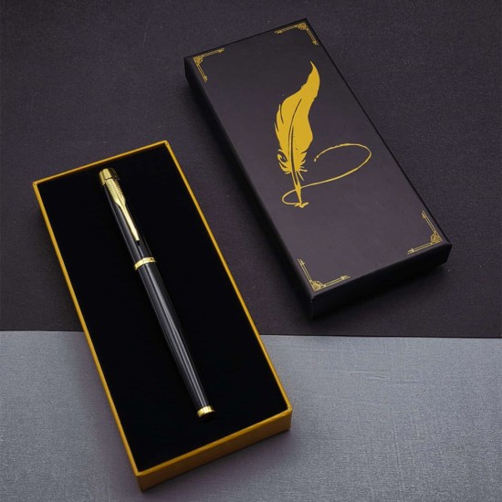 toptan-xml-dropshipping-Metal Siyah Roller Kalem