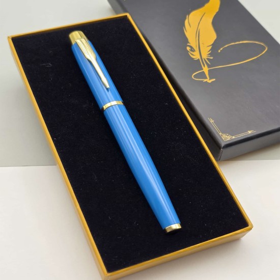 toptan-xml-dropshipping-Özel Kutulu Turkuaz Roller Kalem