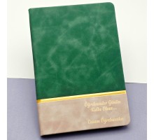 Öğretmenler Günü Hediyesi Yeşil Defter