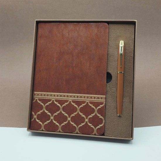 toptan-xml-dropshipping-Öğretmenler Günü Hediyesi Kutulu Deri Defter Kalem Seti