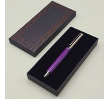 Kutulu Mor Metal Roller Kalem