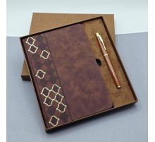 Lüks Kutulu Defter Kalem Set