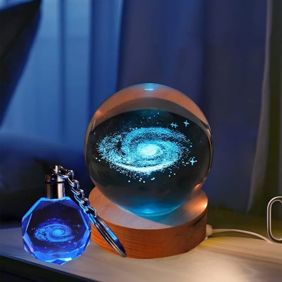 toptan-xml-dropshipping-Toz Bulutu Tasarımlı Renk Değiştiren Usb li Cam Küre Ve Işıklı Anahtarlık