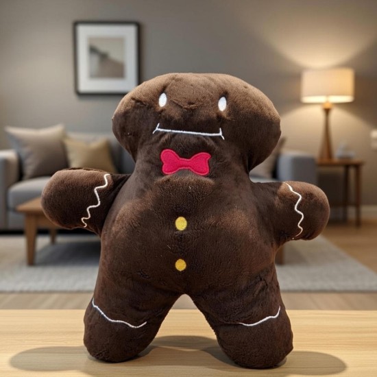 toptan-xml-dropshipping-Kurabiye Adam Figürlü Peluş Yastık