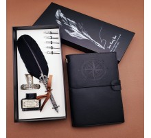 Siyah Divit Hokka Defter ve Kalem