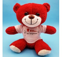 Seni Seviyorum Tasarımlı Oyuncak Ayı