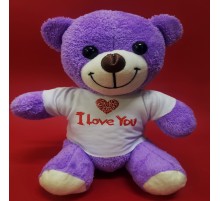 Tişörtlü Mor Ayı