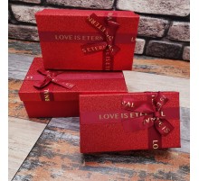 3'lü Kırmızı Hediye Kutusu