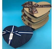 3'lü Hediyelik Kalp Kutu