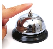 Gümüş Renk Metal Resepsiyon Zil