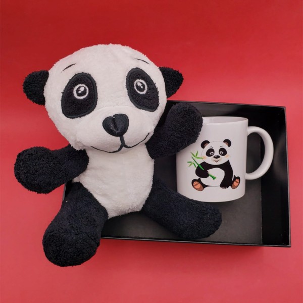 toptan-xml-dropshipping-Panda Oyuncak Ve Kupa Seti