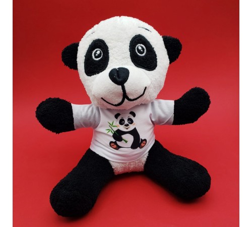 toptan-xml-dropshipping-Tişörtlü Panda Oyuncak