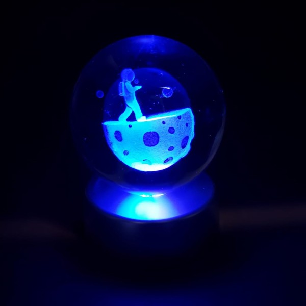 toptan-xml-dropshipping-Pilli Astronot Cam Küre