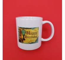 Baskılı Happy Birthday Kupa Bardak