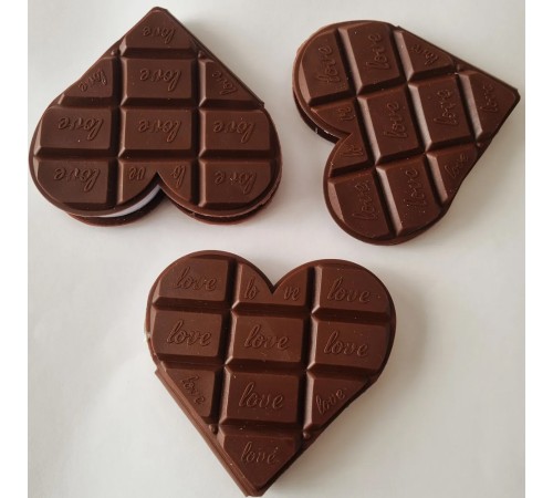 toptan-xml-dropshipping-Kalp Tasarımlı Çikolata Not Defteri