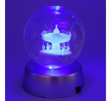 Renk Değiştiren 3D Cam Küre Altıkarınca