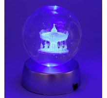 Renk Değiştiren 3D Cam Küre Altıkarınca