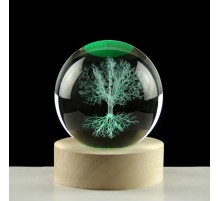 Renk Değiştiren Hayat Ağaçı Cam Küre